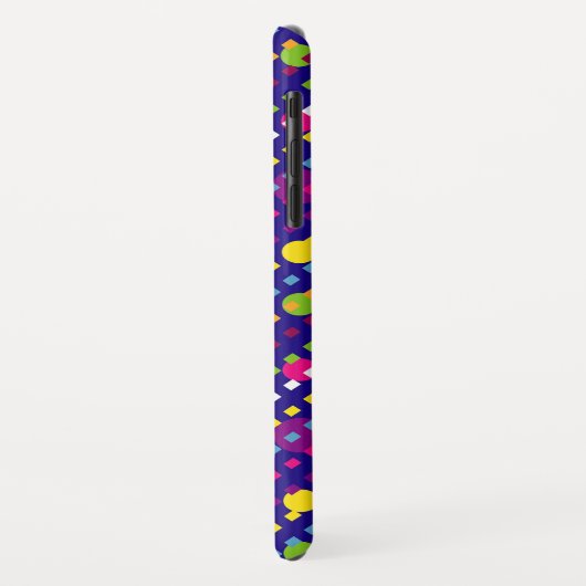 Personalisierte Funkkreise, Dashes, Musterschiff Case-Mate iPhone Hülle (Hinten/Links)