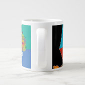 Personalisierte Funky Birthday Tasse - Retro Afro (Rückseite)