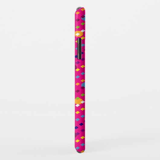 Personalisierte Funky Circles, Dashes Case-Mate iPhone Hülle (Hinten/Rechts)