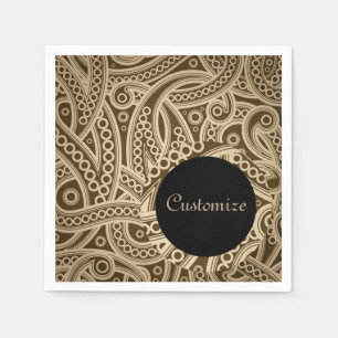 Personalisierte Funky Serviette