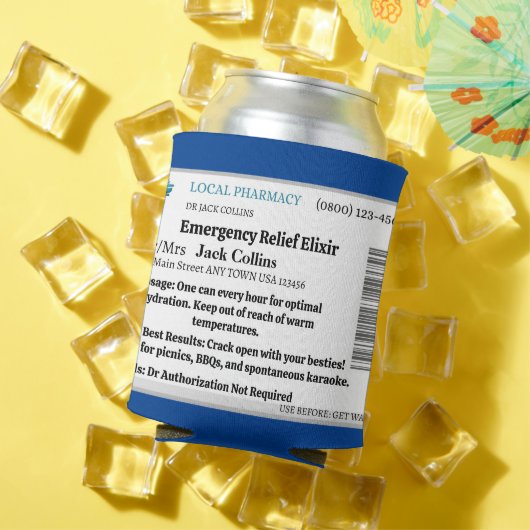 Personalisierte Funny Can Cooler Dosenkühler (In Situ Sommer)