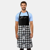Personalisierte Funny Cat All-over Print-Schürze Schürze (Getragen)