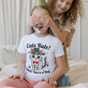 Personalisierte Funny Cat Tier Zitat Niedliche Mäd T-Shirt