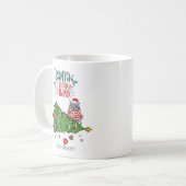 Personalisierte Funny Cat Tried Weihnachtsfeier Ta Kaffeetasse (Vorderseite Links)