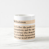 Personalisierte Funny Coffee Notice-Tasse Kaffeetasse (Mittel)