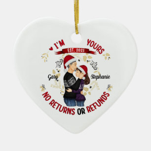 Personalisierte Funny Couple Ornament Ich bin dein