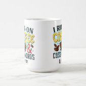 Personalisierte Funny Cuss Worte Kaffeemaschine Ta Kaffeetasse (Mittel)