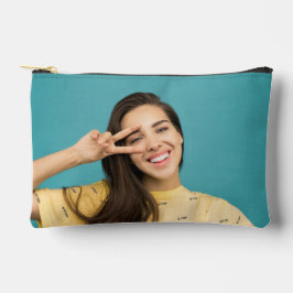 Personalisierte Funny Face Custom Foto Makeup Tasc Zubehörtasche