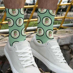 Personalisierte Funny Face Foto Socks Socken