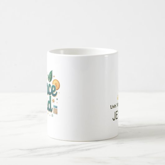 Personalisierte Funny Finance Squad Kaffeetasse (Mittel)