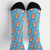 Personalisierte Funny Foto Face Socks Socken (Oben)