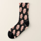 Personalisierte Funny Foto Face Socks Socken (Links - Außen)