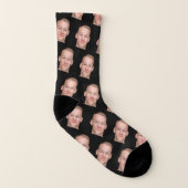 Personalisierte Funny Foto Face Socks Socken (Rechts - Außen)