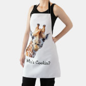 Personalisierte Funny Giraffe Lover Schürze (InSitu)