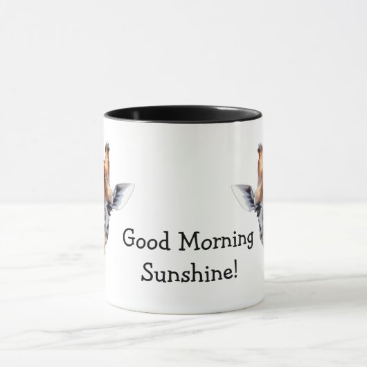 Personalisierte Funny Giraffe Lover Tasse (Zentrum)