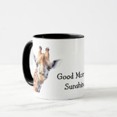 Personalisierte Funny Giraffe Lover Tasse (Vorderseite Links)