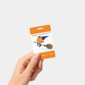 Personalisierte Funny Halloween Abzeichen Hexenkür Ausweis (Handheld)