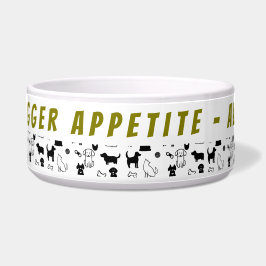 Personalisierte Funny Large Dog Bowl-Custom Pet Bo Napf