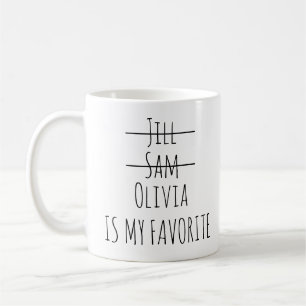 Personalisierte Funny Lieblings-Tasse, lustiges Ge Kaffeetasse
