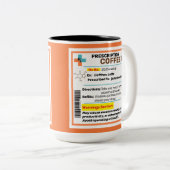 Personalisierte Funny Prescription Kaffee Tasse (VorderseiteRechts)