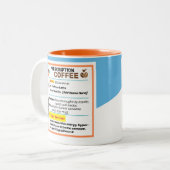 Personalisierte Funny Prescription Kaffee Tasse (Vorderseite Links)