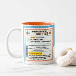 Personalisierte Funny Prescription Kaffee Tasse