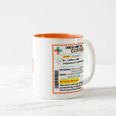 Personalisierte Funny Prescription Kaffee Tasse (VorderseiteRechts)