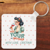 Personalisierte Funny Sarcastic Gabe für Ehemann Schlüsselanhänger (Rückseite)