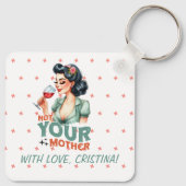 Personalisierte Funny Sarcastic Gabe für Ehemann Schlüsselanhänger (Rückseite)