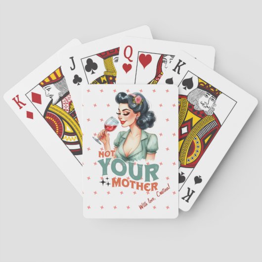 Personalisierte Funny Sarcastic Gabe für Ehemann Spielkarten (Rückseite)