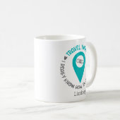 Personalisierte Funny Travel Nurse Kaffee Tasse (VorderseiteRechts)