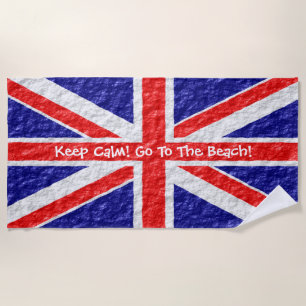 Personalisierte für das Flag-Design Strandtuch