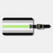 Personalisierte für die Agenderflagge Gepäckanhänger (Vorderseite horizontal)