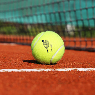 Personalisierte für Monogramm-Skriptnamen Tennisbälle