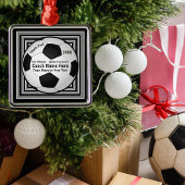 Personalisierte Fußball-Coach-Geschenke, Fußballve Ornament Aus Metall