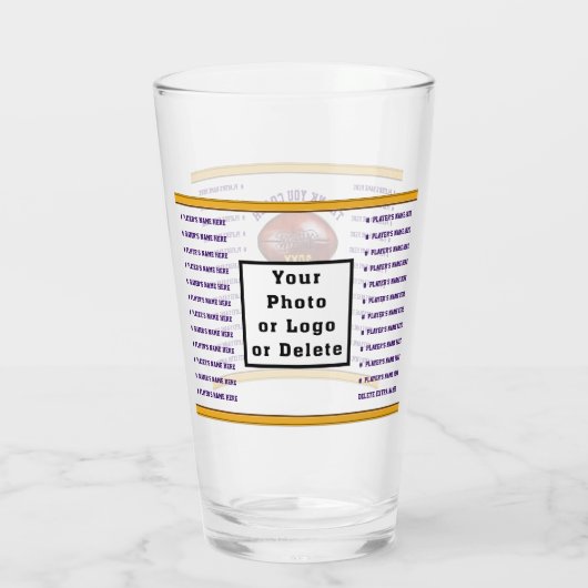 Personalisierte Fußball Coach Geschenke, LOGO oder Glas (Rückseite)