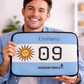 Personalisierte Fußball-Fanartikel mit der Flagge  Laptopschutzhülle