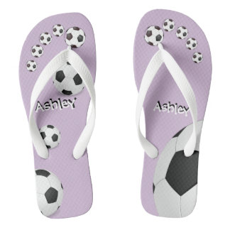 Personalisierte Fußball-Flip-Flops Badesandalen