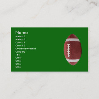 Personalisierte Fußball-Geschäfts-Karten Visitenkarte
