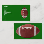 Personalisierte Fußball-Geschäfts-Karten Visitenkarte (Vorne/Hinten)