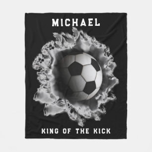 Personalisierte Fußball-Geschenk-Fleece-Decke Fleecedecke