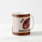 Personalisierte Fußball-Geschenk-Ideen für Jungen Kaffeetasse (VorderseiteRechts)