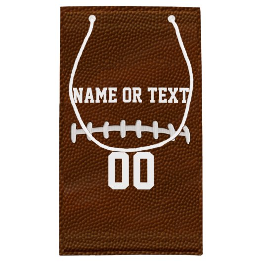 Personalisierte Fußball-Geschenk-Taschen mit Kleine Geschenktüte (Rückseite)