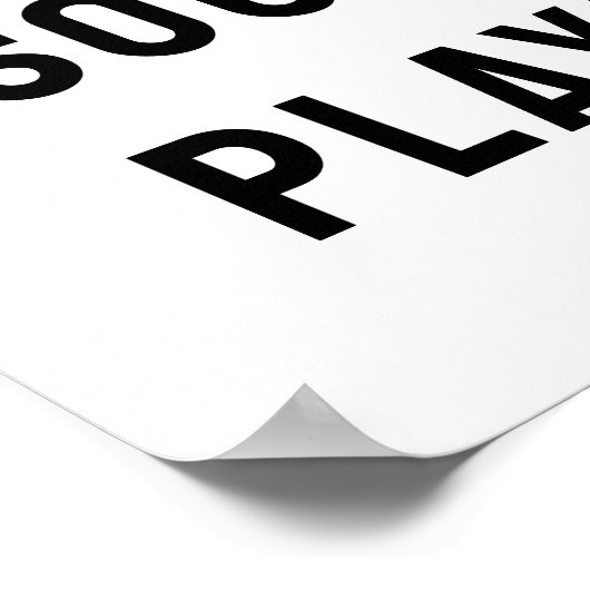 Personalisierte Fußball-Geschenkideen Poster (Ecke)