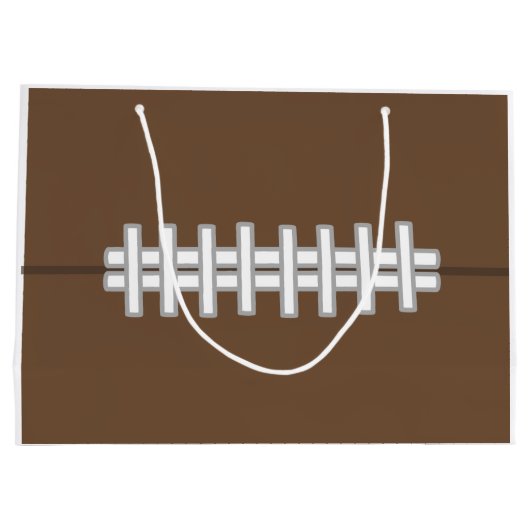 Personalisierte Fußball-Geschenktasche Große Geschenktüte (Rückseite)
