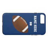 Personalisierte Fußball iPhone 7 Plusfall Case-Mate iPhone Hülle (Rückseite (Horizontal))