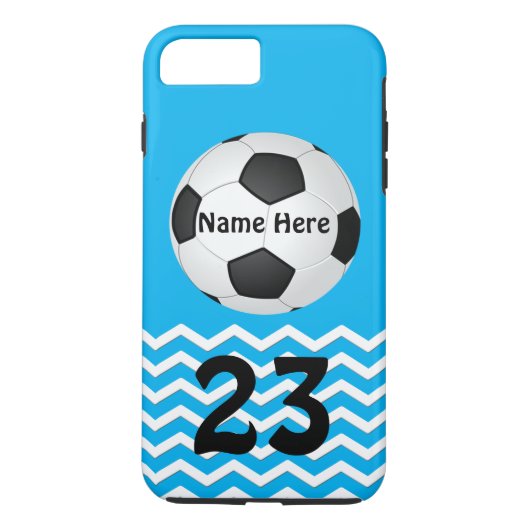Personalisierte Fußball iPhone Hüllen für Mädchen (Rückseite)