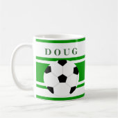 Personalisierte Fußball-Kaffee-Tassen Kaffeetasse (Links)