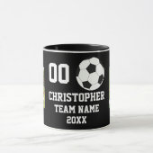 Personalisierte Fußball-Kinder Tasse (Zentrum)