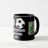 Personalisierte Fußball-Kinder Tasse (VorderseiteRechts)